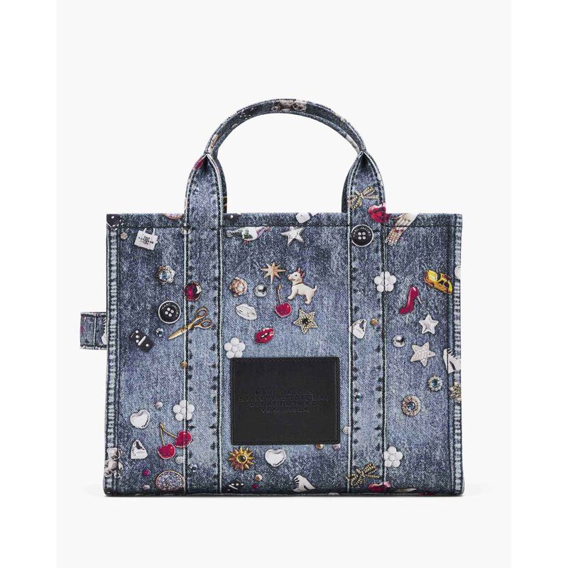 MARC JACOBS The Trompe Loeil Trinket Canvas Medium Tote image number 3